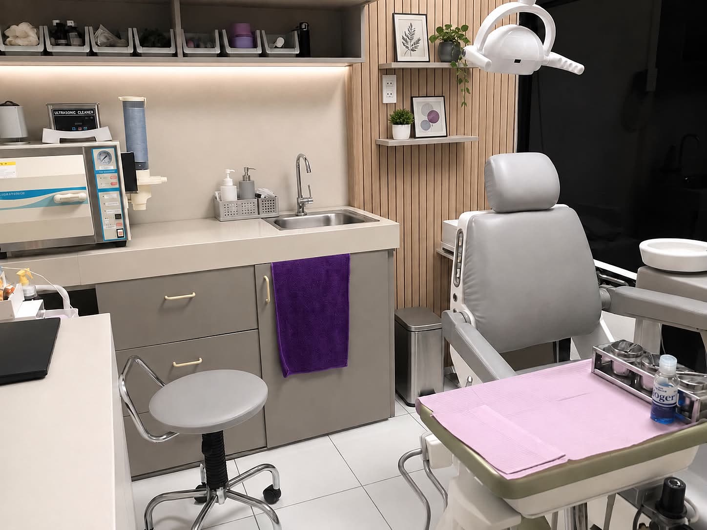 Treatment room with dental chair at Tooth Tales Dental Clinic