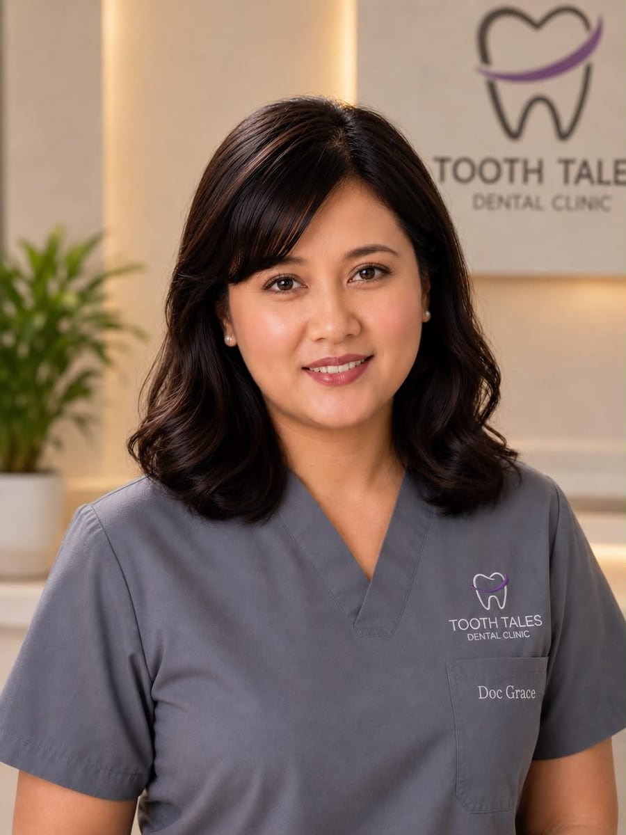 Doc Grace, dentist at Tooth Tales Dental Clinic